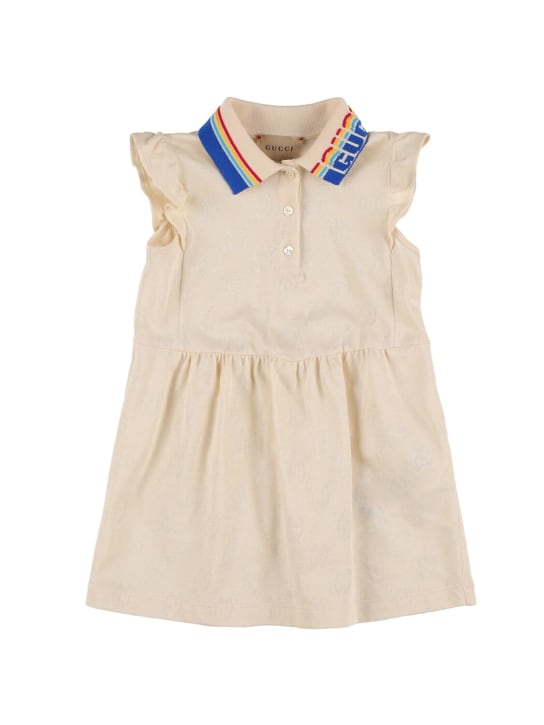 Gucci GG jacquard cotton jersey dress
