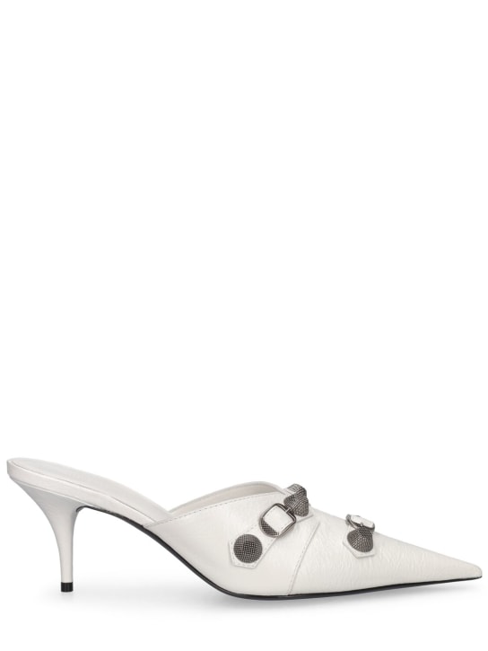 Balenciaga 70mm Cagole leather mule pumps