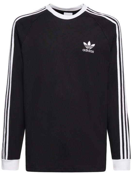 Adidas Originals 3-Stripes cotton long sleeve t-shirt