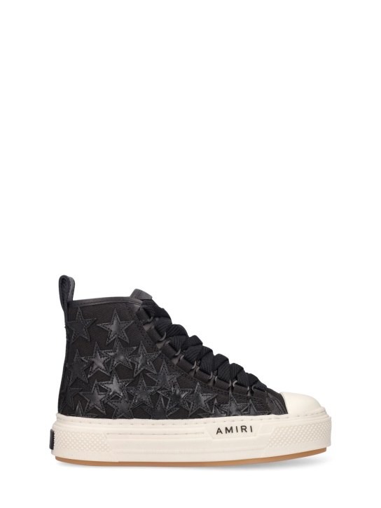 Amiri Cotton canvas lace-up sneakers