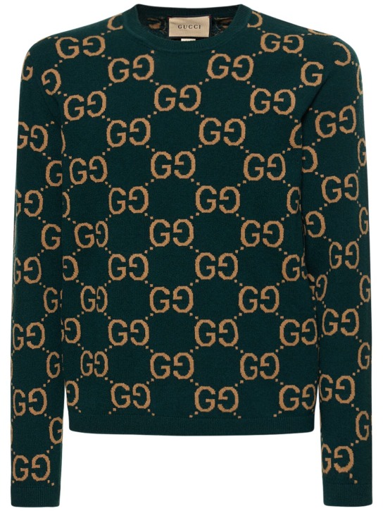 Gucci GG wool knit crewneck sweater