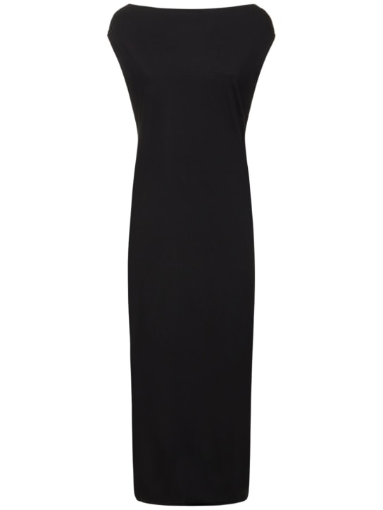 Loulou De Saison: Martial cotton midi dress - women_0 | Luisa Via Roma