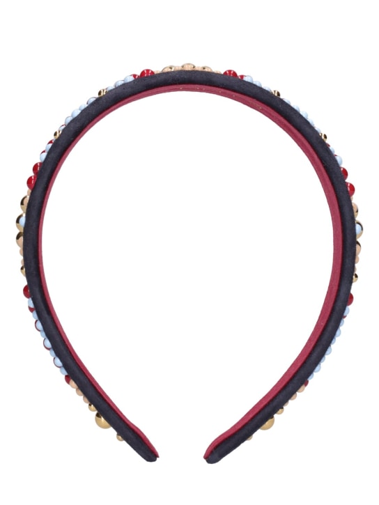 Etro Embellished leather headband