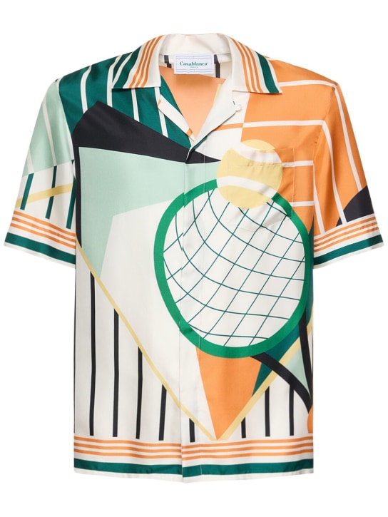 Casablanca Court printed silk shirt
