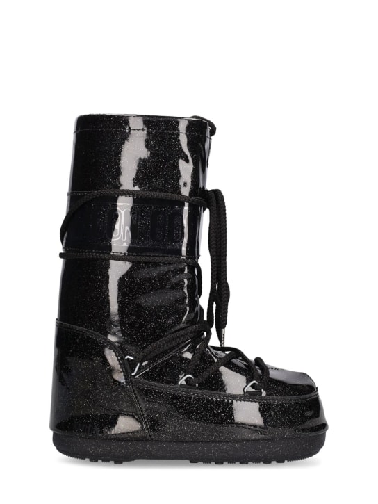 Moon Boot Icon tall glitter nylon snow boots