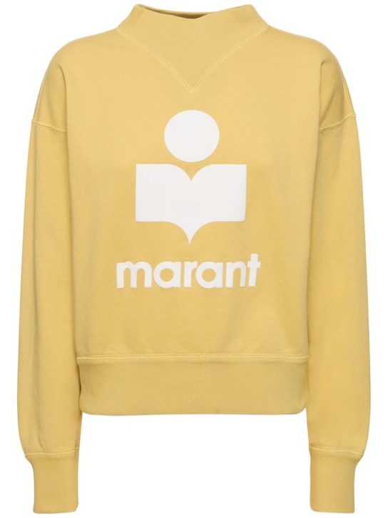 Marant Etoile Moby logo cotton blend sweatshirt
