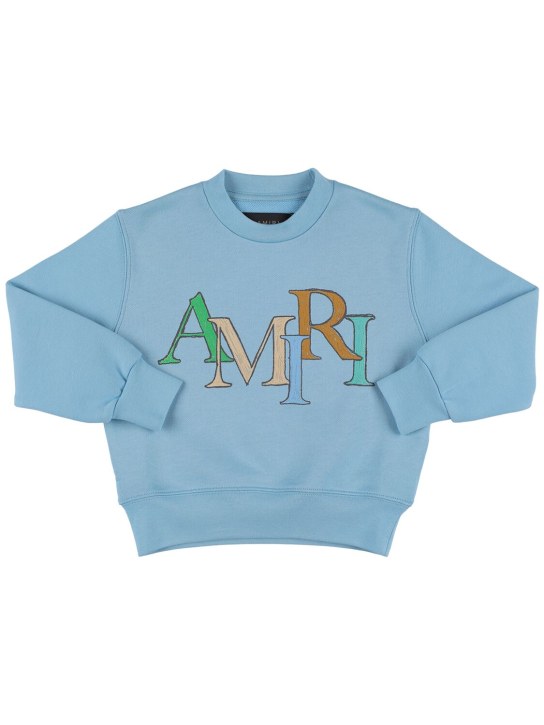 Amiri Logo print cotton sweatshirt