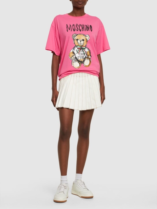 Moschino Cotton jersey logo t-shirt 0