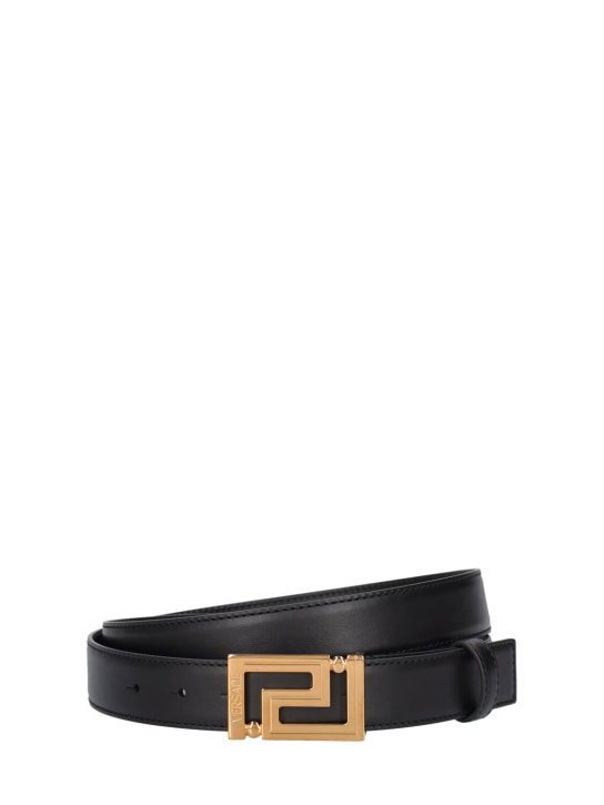 Versace 30mm Greca leather belt