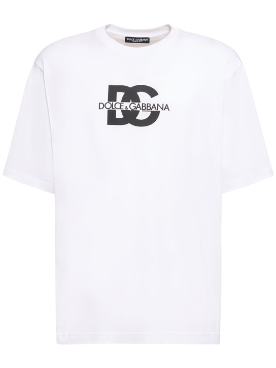 Dolce & Gabbana Logo cotton jersey t-shirt