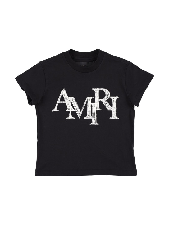 Amiri Logo print cotton jersey t-shirt