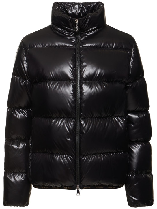 Moncler: Nylonlaqué-Daunenjacke „Abbadia“ - women_0 | Luisa Via Roma