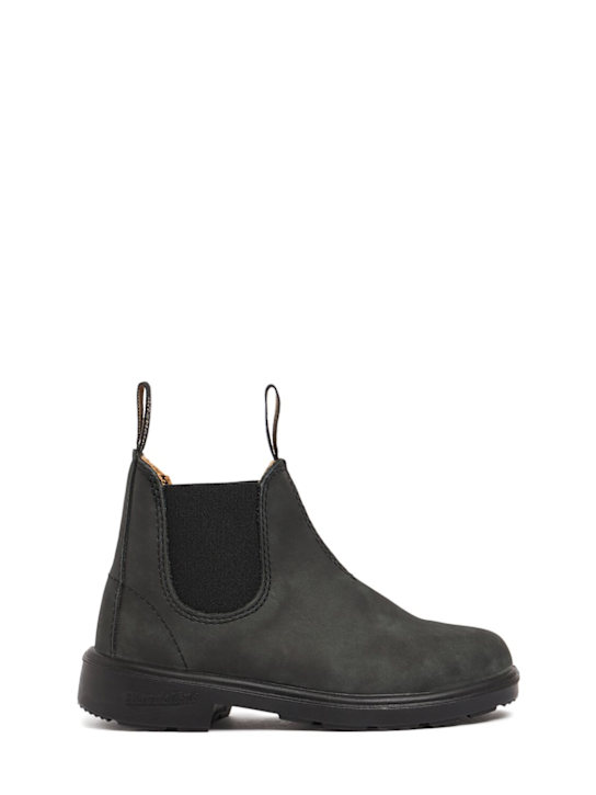 Blundstone: レザーチェルシーブーツ - ブラック - kids-boys_0 | Luisa Via Roma