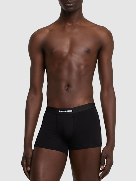 Dsquared2: Paquete de 2 calzoncillos de algodón - men_1 | Luisa Via Roma