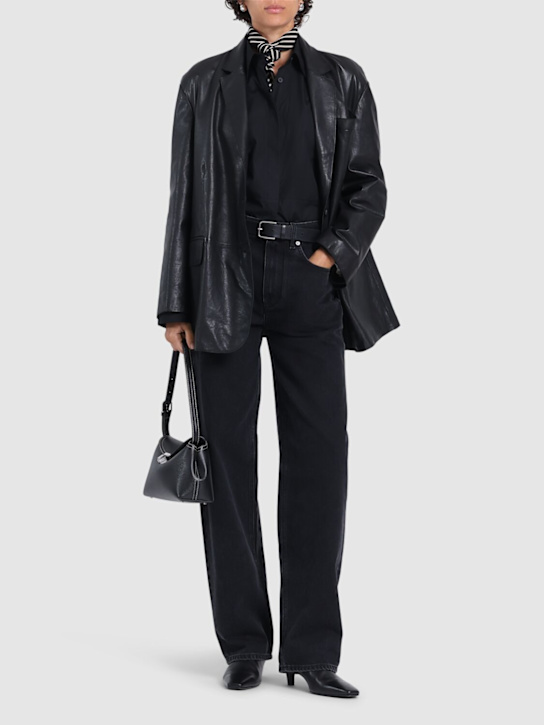 Loulou De Saison: Samur コットンデニムジーンズ - グレー - women_1 | Luisa Via Roma