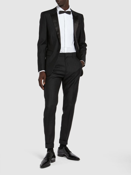 Dsquared2: Anzug aus Wolle "Berlin Fit Couture" - Schwarz - men_1 | Luisa Via Roma