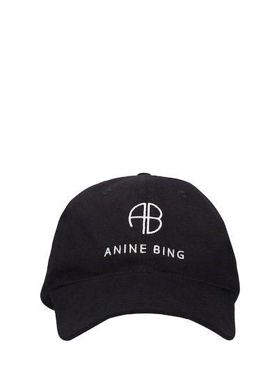 ANINE BING Jeremy cotton baseball cap vivatumusica