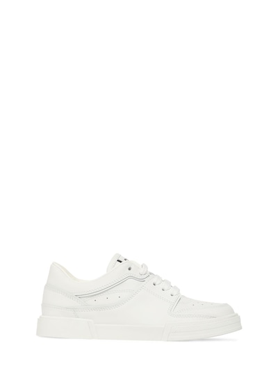 Dolce & Gabbana Logo print leather lace-up sneakers